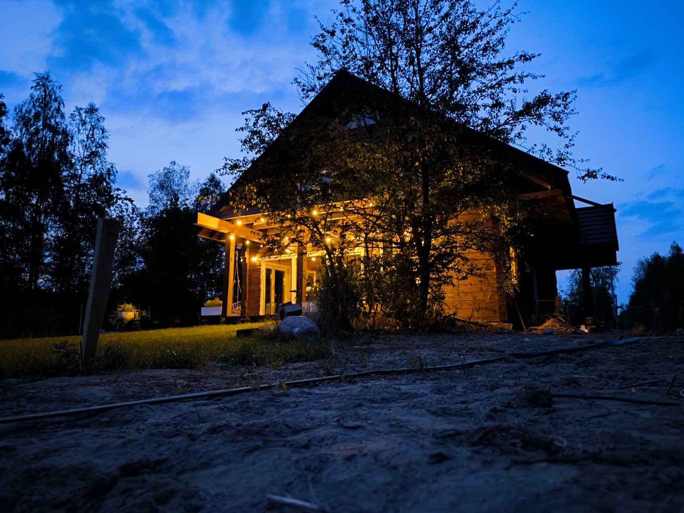 Dom z bala jodłowego